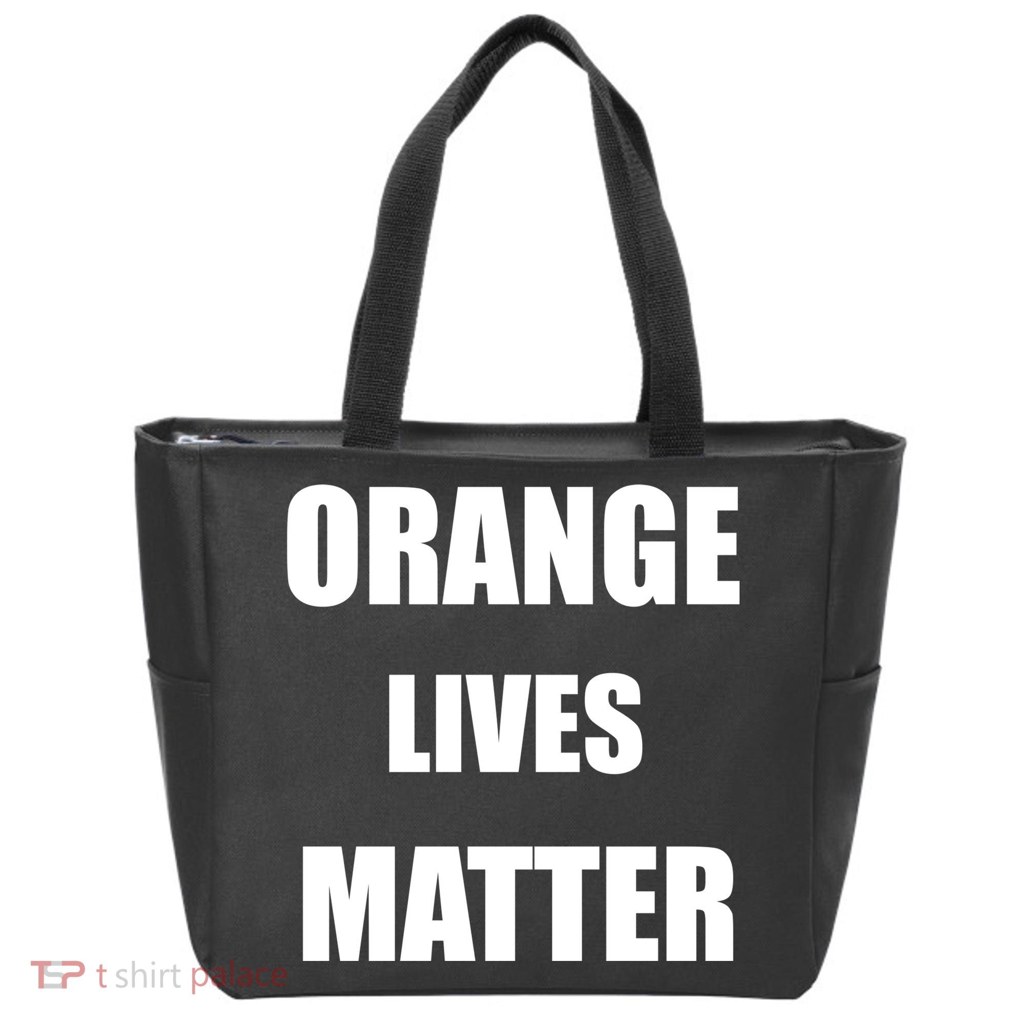 Orange Lives Matter Tote Bag