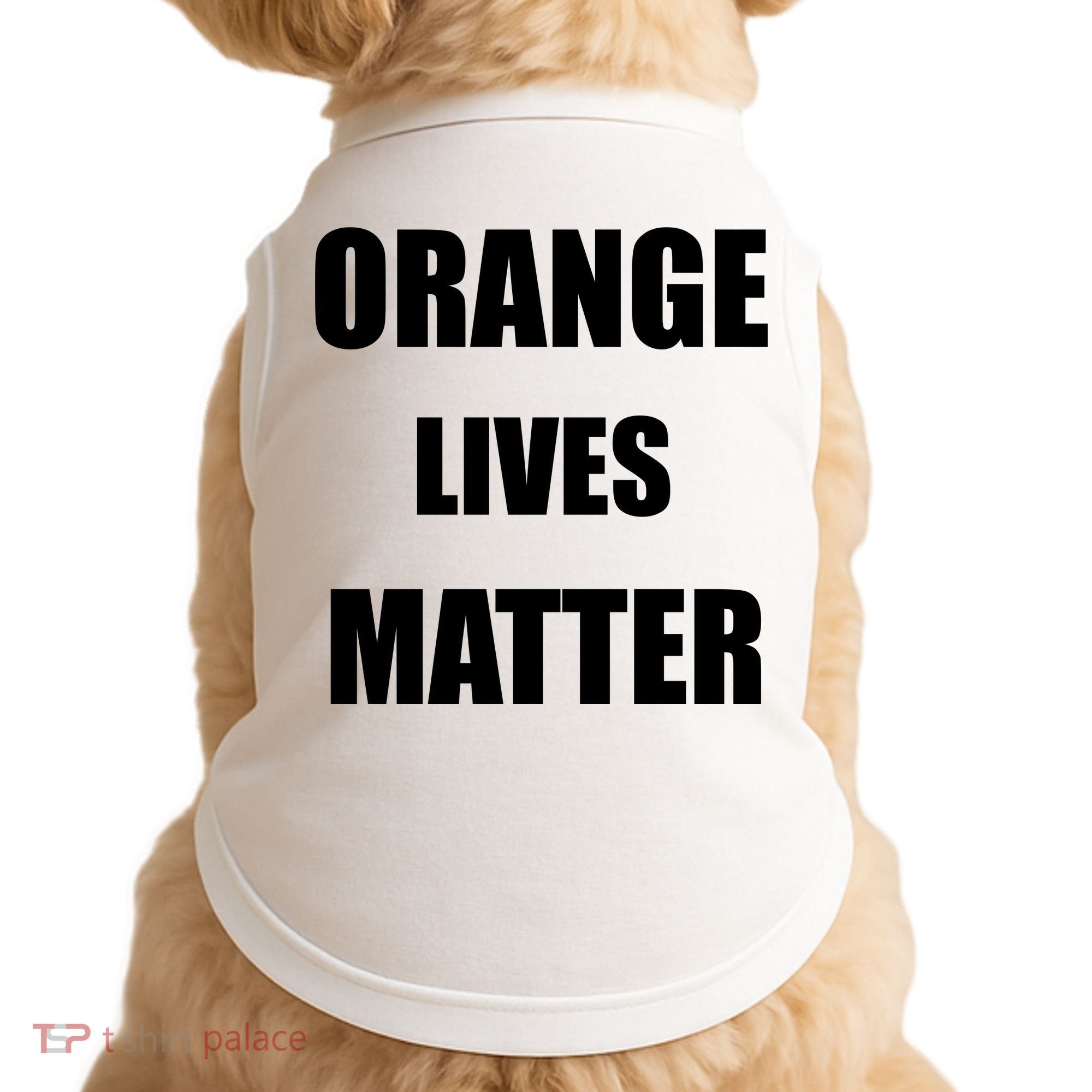 Orange Lives Matter Doggie Tank