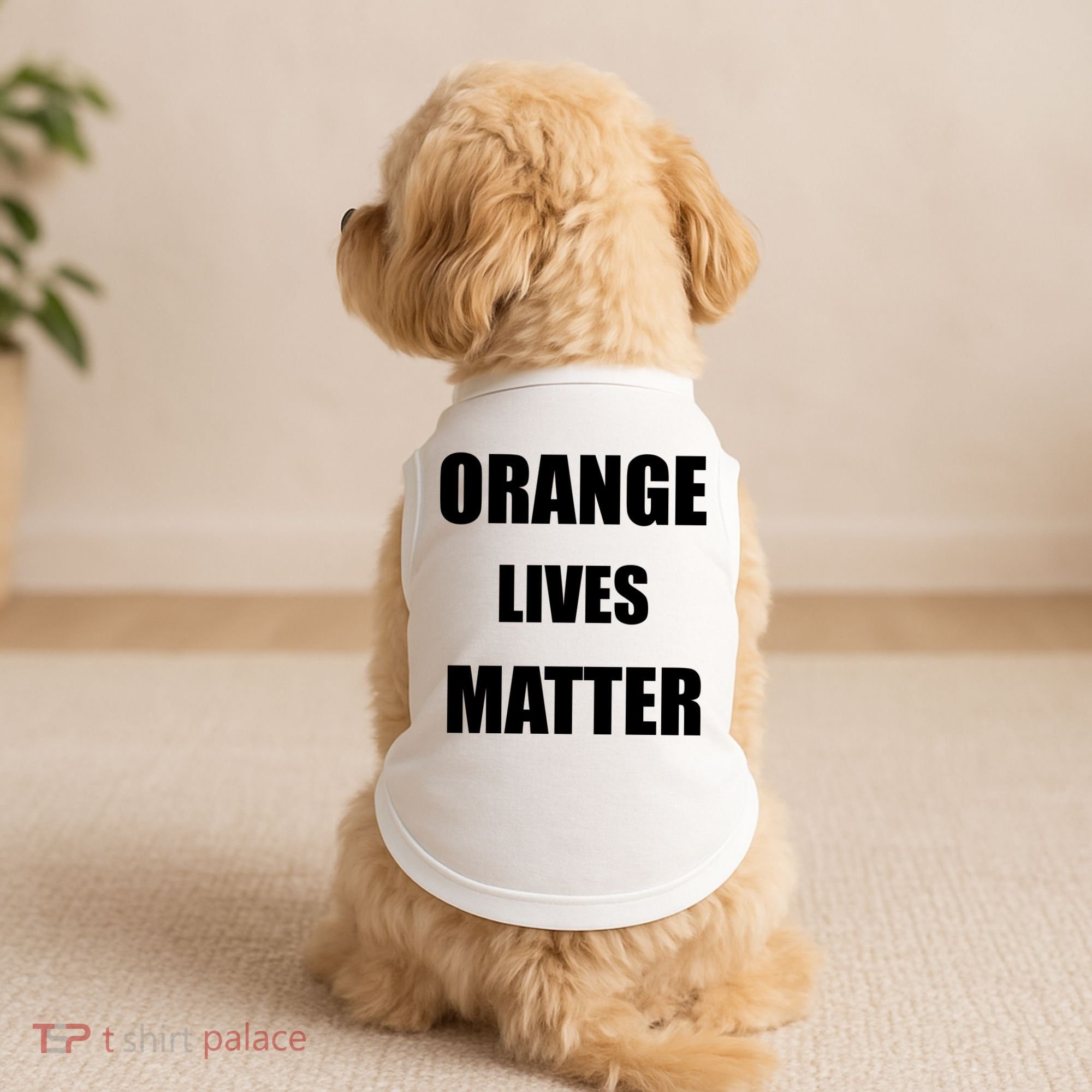 Orange Lives Matter Doggie Tank