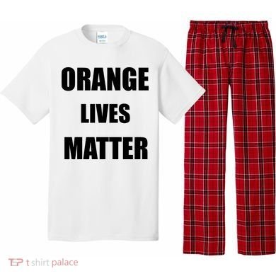 Orange Lives Matter Pajama Set