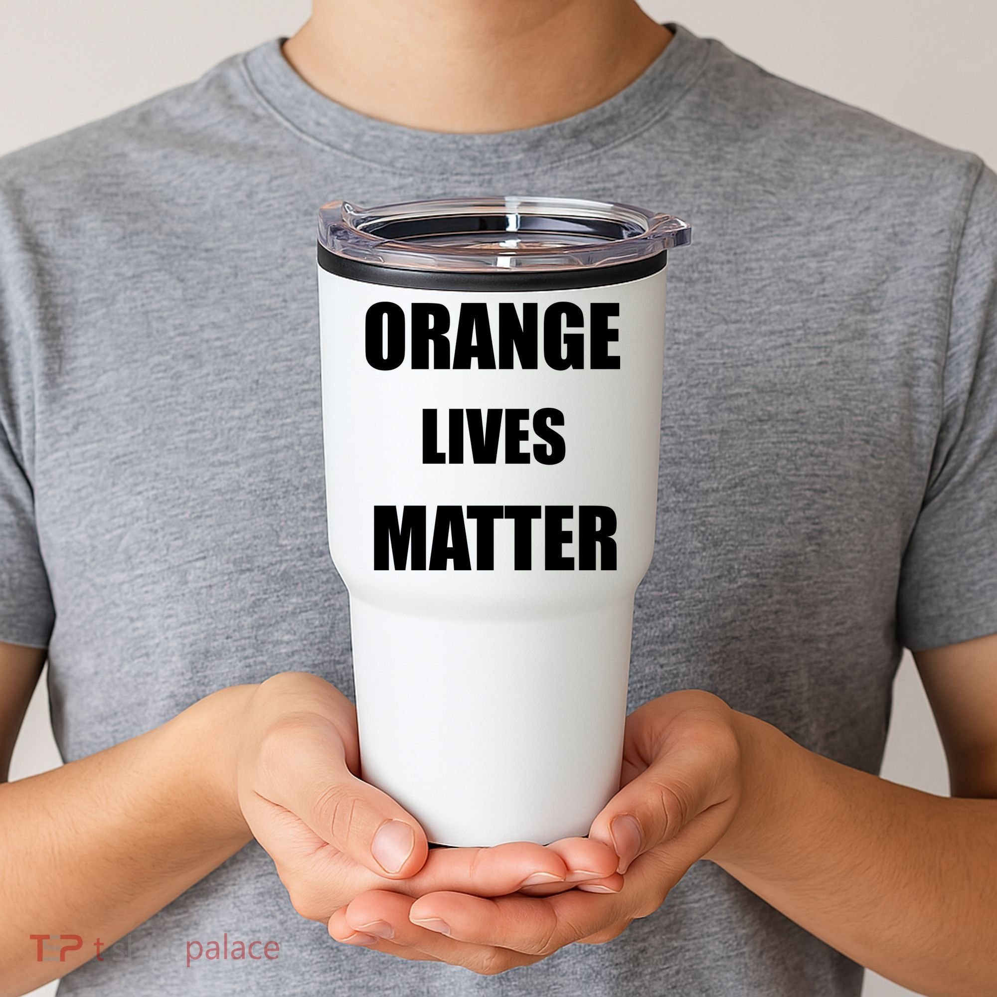 Orange Lives Matter Tumbler