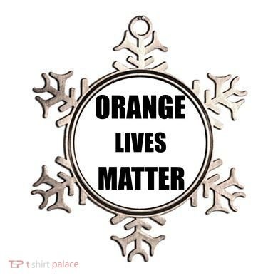 Orange Lives Matter Ornament