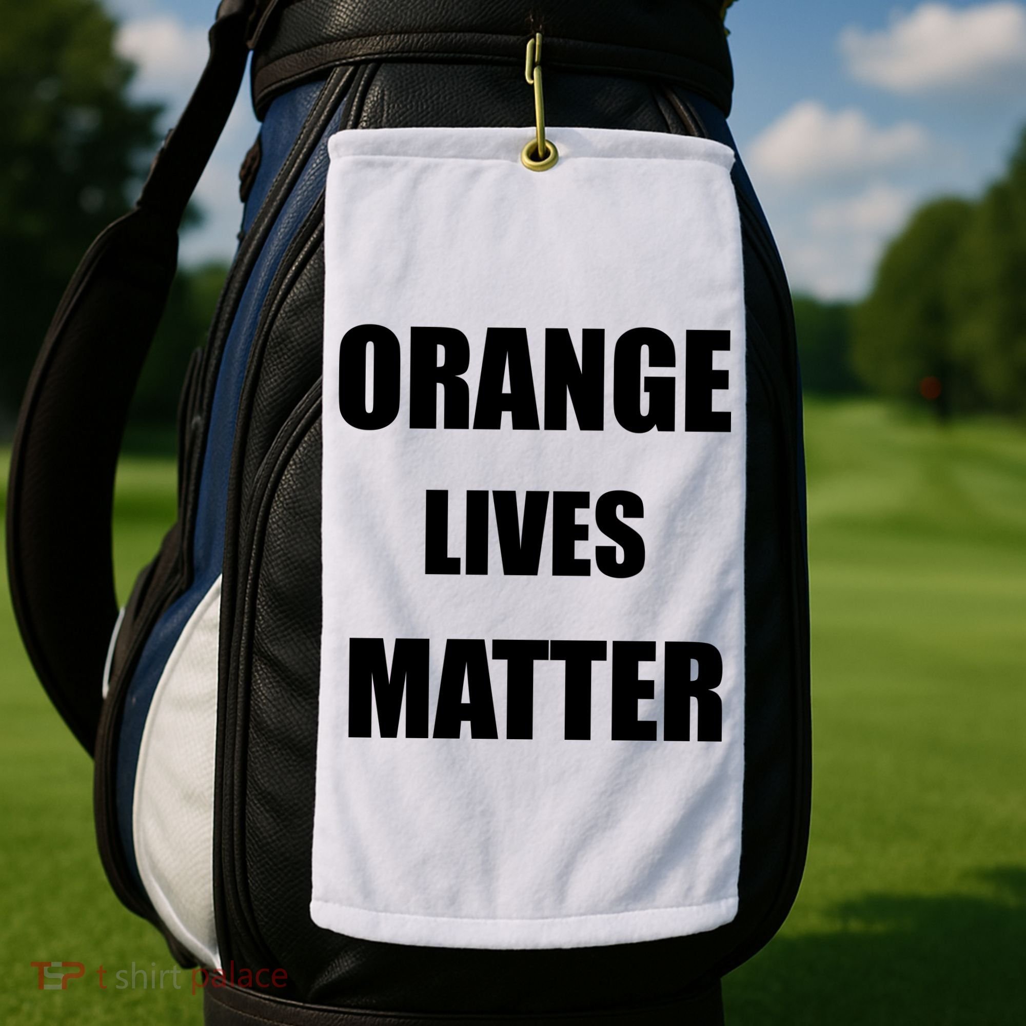 Orange Lives Matter Golf Towel