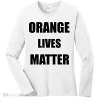 Orange Lives Matter Women's Long Sleeve Shirt thumb 0