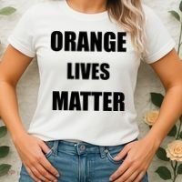 Orange Lives Matter Women's T-Shirt thumb 2