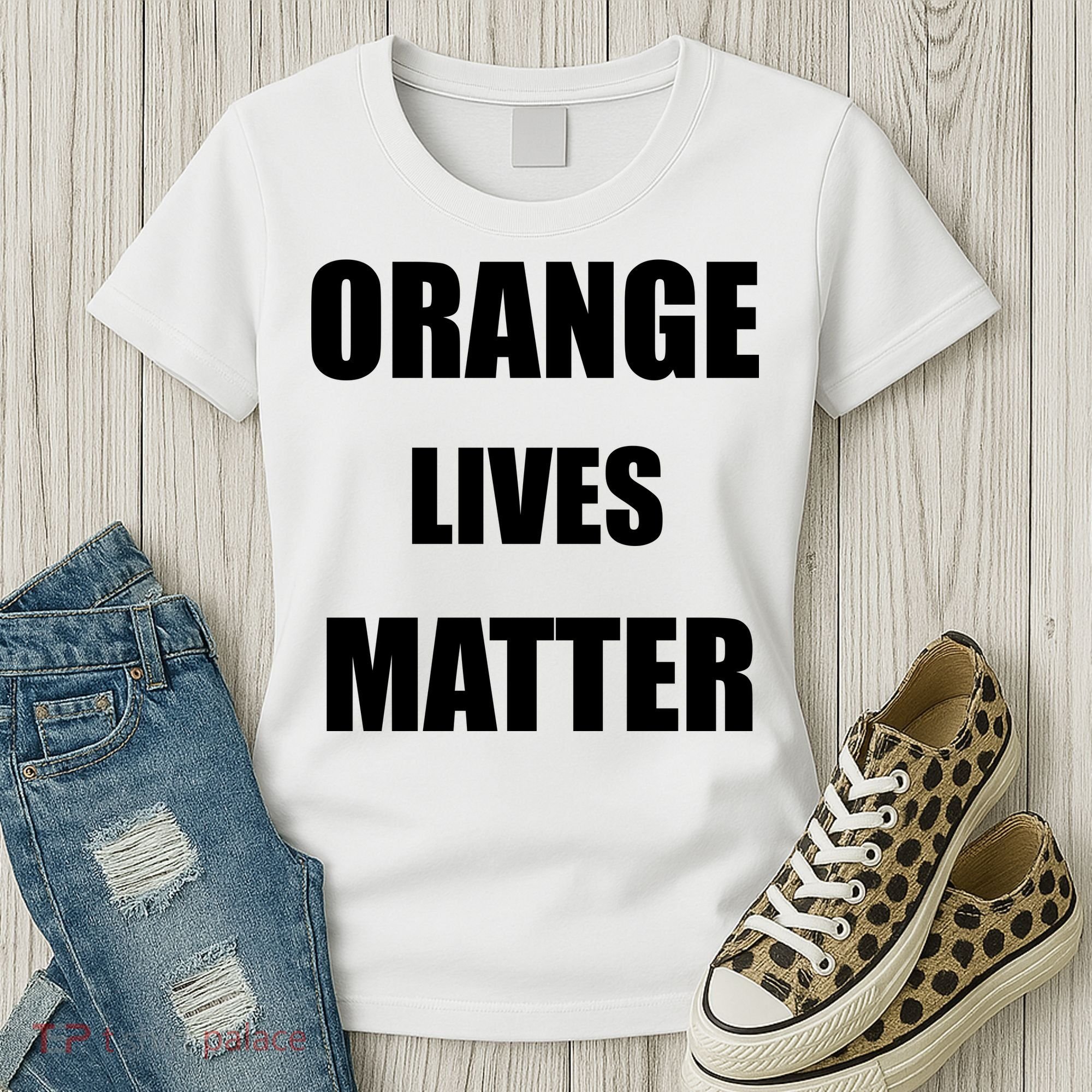 Orange Lives Matter Women's T-Shirt