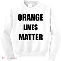 Orange Lives Matter Kids Sweatshirt thumb 0