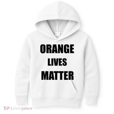 Orange Lives Matter Kids Hoodie