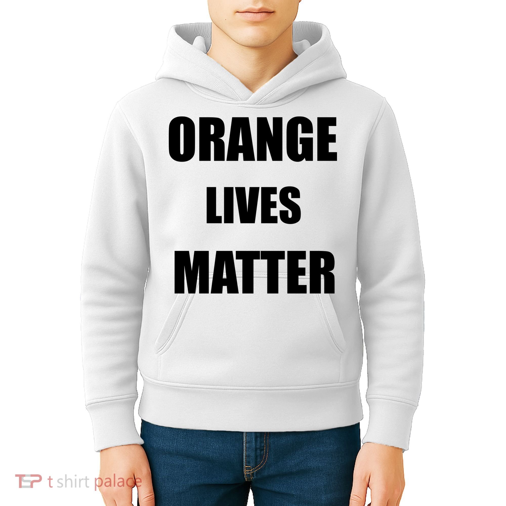 Orange Lives Matter Kids Hoodie