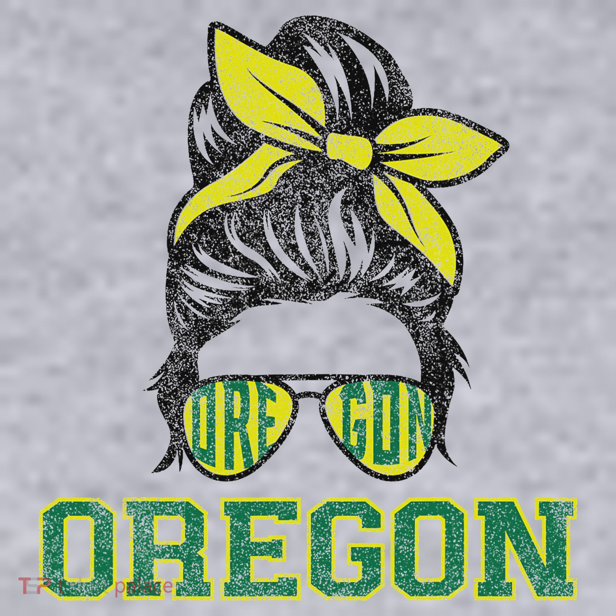Oregon Lovers Messy Bun Oregon Souvenir Women Women's Sweatshirt