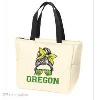 Oregon Lovers Messy Bun Oregon Souvenir Women Tote Bag thumb 3