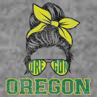 Oregon Lovers Messy Bun Oregon Souvenir Women Toddler Hoodie thumb 2