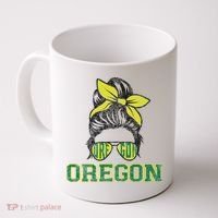 Oregon Lovers Messy Bun Oregon Souvenir Women Coffee Mug thumb 0