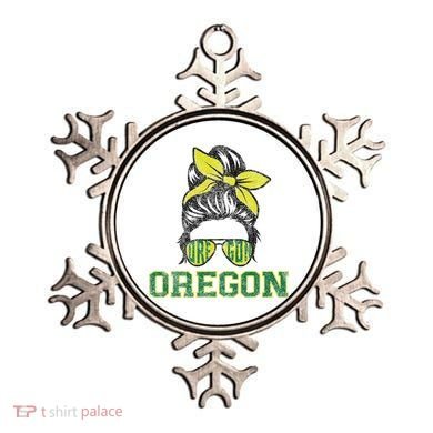 Oregon Lovers Messy Bun Oregon Souvenir Women Ornament