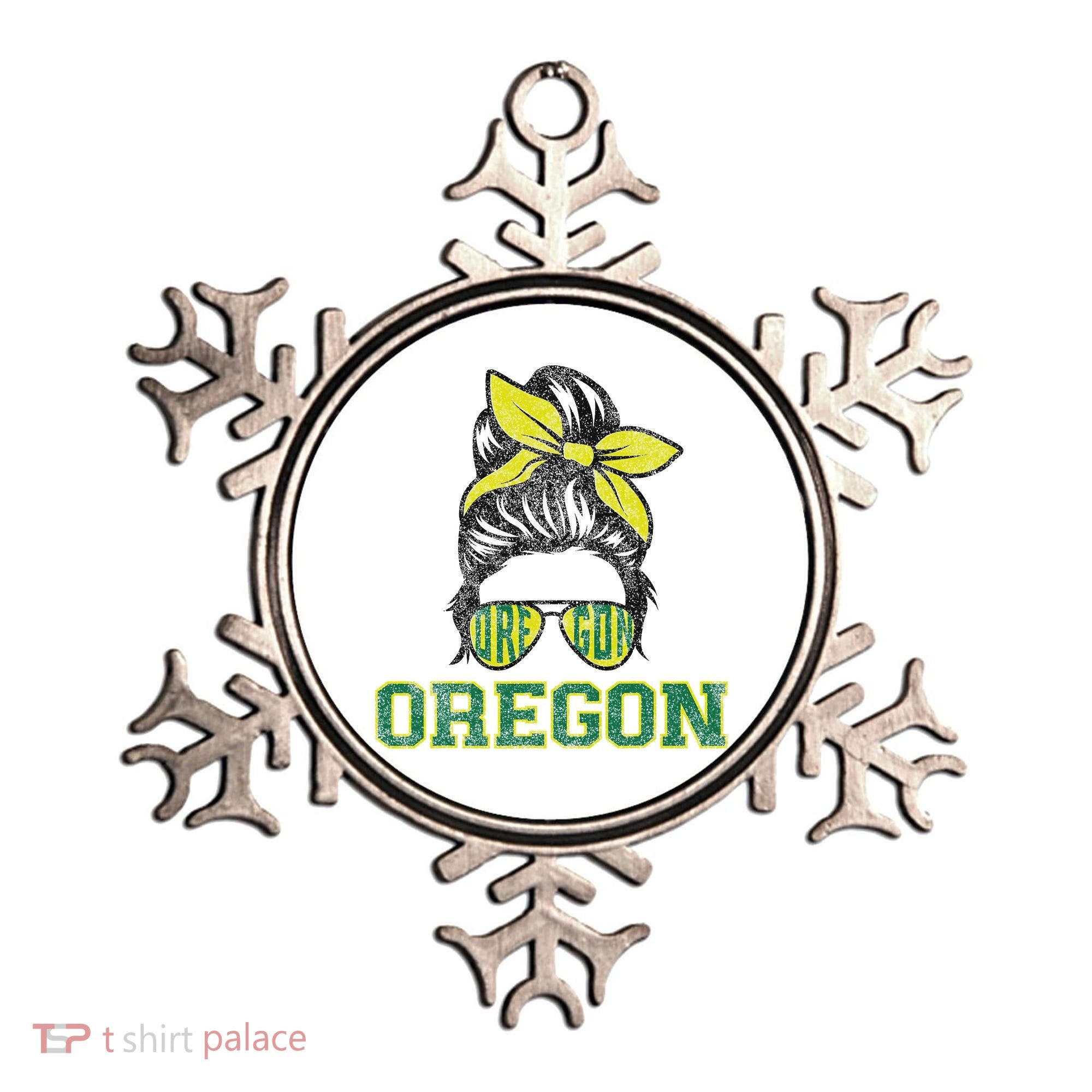 Oregon Lovers Messy Bun Oregon Souvenir Women Ornament