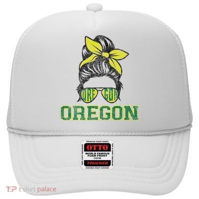 Oregon Lovers Messy Bun Oregon Souvenir Women Hat