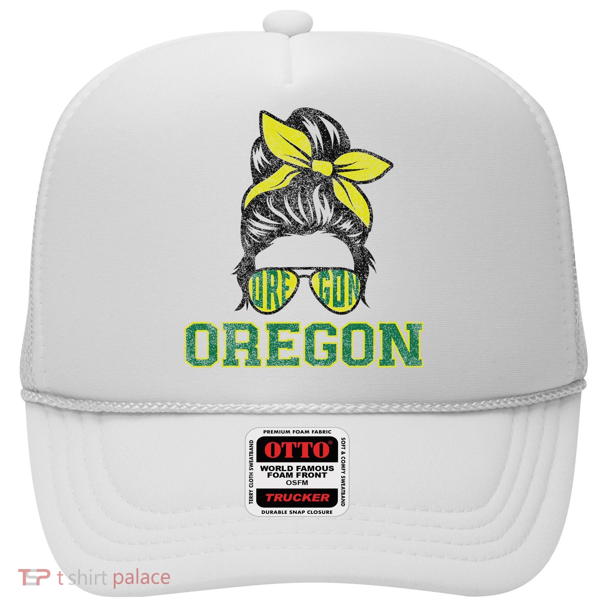 Oregon Lovers Messy Bun Oregon Souvenir Women Hat