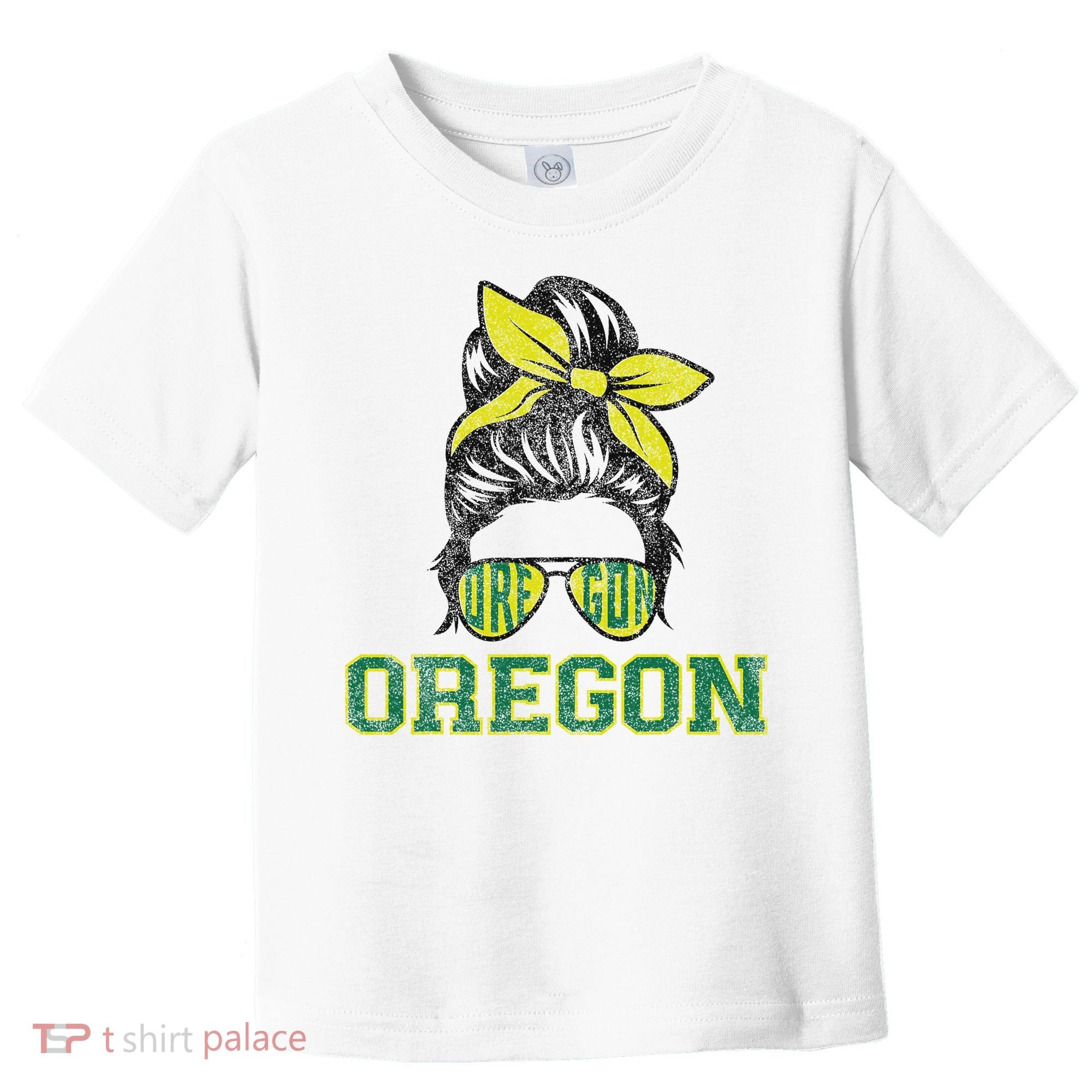 Oregon Lovers Messy Bun Oregon Souvenir Women Toddler T-Shirt