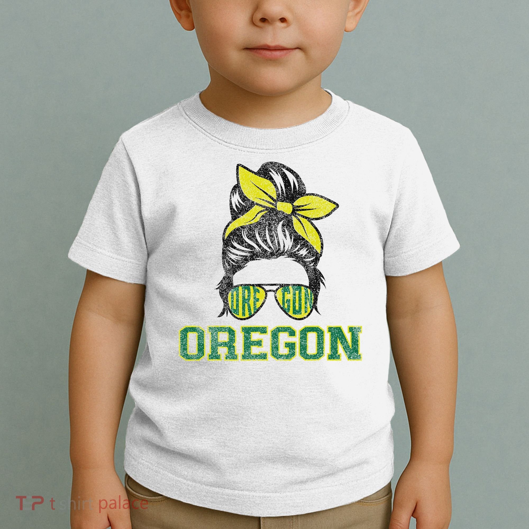 Oregon Lovers Messy Bun Oregon Souvenir Women Toddler T-Shirt