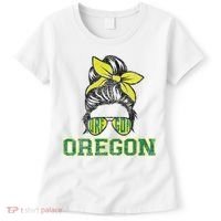 Oregon Lovers Messy Bun Oregon Souvenir Women Women's T-Shirt thumb 0