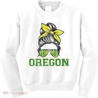 Oregon Lovers Messy Bun Oregon Souvenir Women Kids Sweatshirt thumb 0