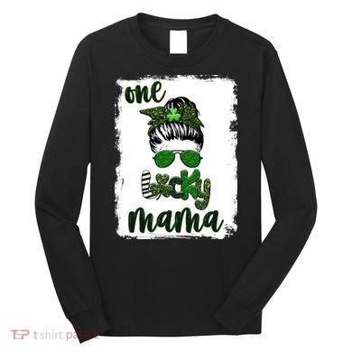 One Lucky Mama Long Sleeve Shirt