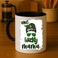 One Lucky Mama Coffee Mug thumb 4