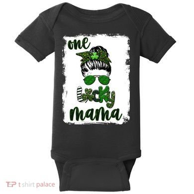 One Lucky Mama Baby Bodysuit