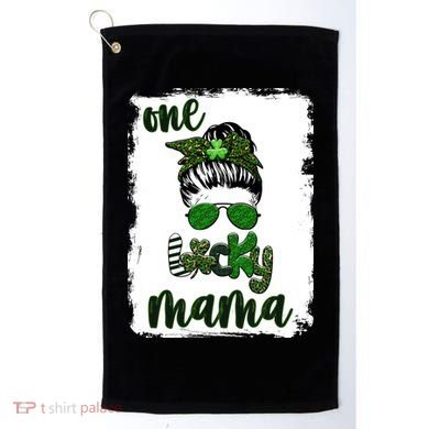 One Lucky Mama Golf Towel