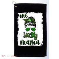 One Lucky Mama Golf Towel thumb 0