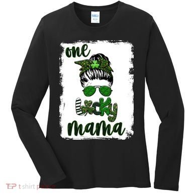 One Lucky Mama Women's Long Sleeve Shirt