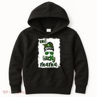 One Lucky Mama Kids Hoodie thumb 0