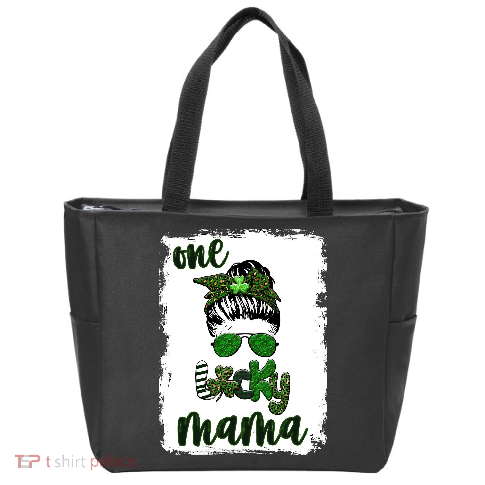 One Lucky Mama Tote Bag