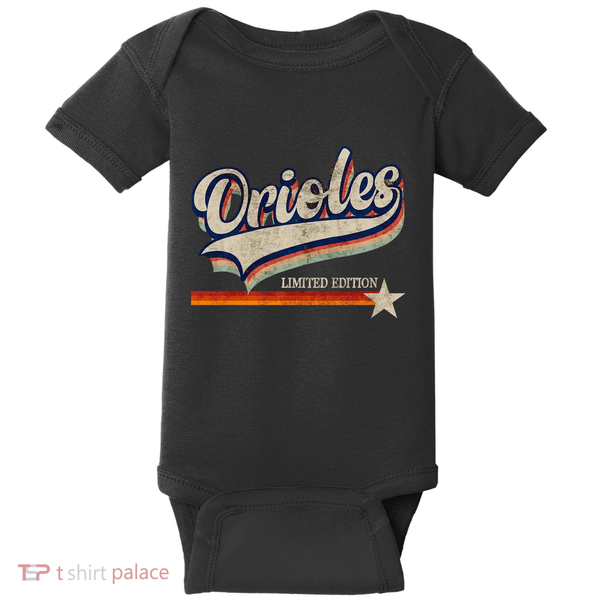 Orioles Last Name Pride Classic Orioles Limited Edition Baby Bodysuit