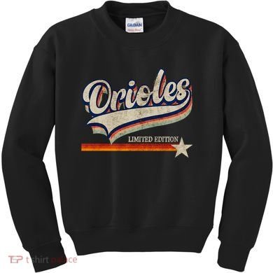 Orioles Last Name Pride Classic Orioles Limited Edition Kids Sweatshirt