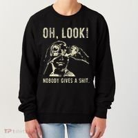 Oh Look Nobody Gives A Shit Sarcastic Retro Women's Sweatshirt thumb 0