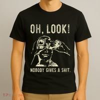Oh Look Nobody Gives A Shit Sarcastic Retro T-Shirt thumb 3