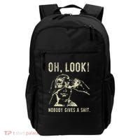 Oh Look Nobody Gives A Shit Sarcastic Retro Backpack thumb 0