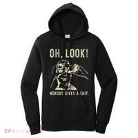 Oh Look Nobody Gives A Shit Sarcastic Retro Women's Hoodie thumb 0