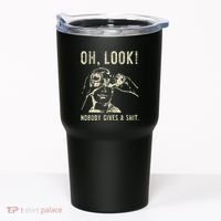Oh Look Nobody Gives A Shit Sarcastic Retro Tumbler thumb 0