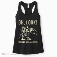 Oh Look Nobody Gives A Shit Sarcastic Retro Women's Tank Top thumb 0