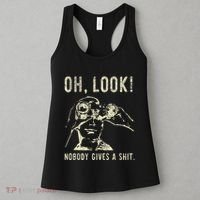 Oh Look Nobody Gives A Shit Sarcastic Retro Women's Tank Top thumb 3