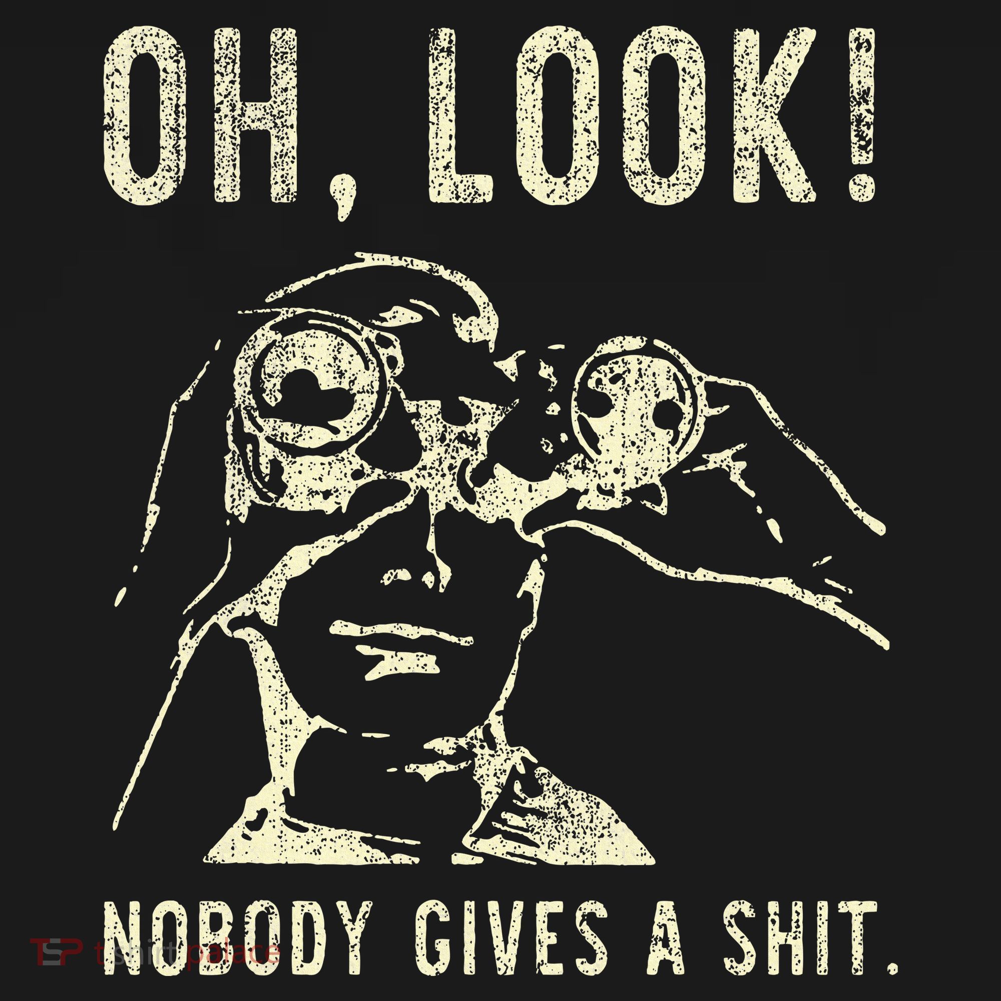 Oh Look Nobody Gives A Shit Sarcastic Retro Women's Tank Top