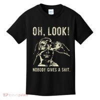 Oh Look Nobody Gives A Shit Sarcastic Retro Kids T-Shirt thumb 0