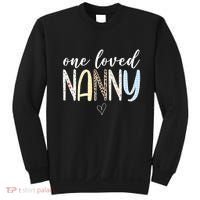 One Loved Nanny Cute Gift Sweatshirt thumb 0