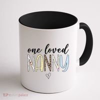 One Loved Nanny Cute Gift Coffee Mug thumb 1