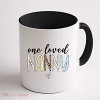 One Loved Nanny Cute Gift Coffee Mug thumb 1
