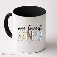 One Loved Nanny Cute Gift Coffee Mug thumb 0