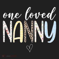 One Loved Nanny Cute Gift Beanie thumb 2