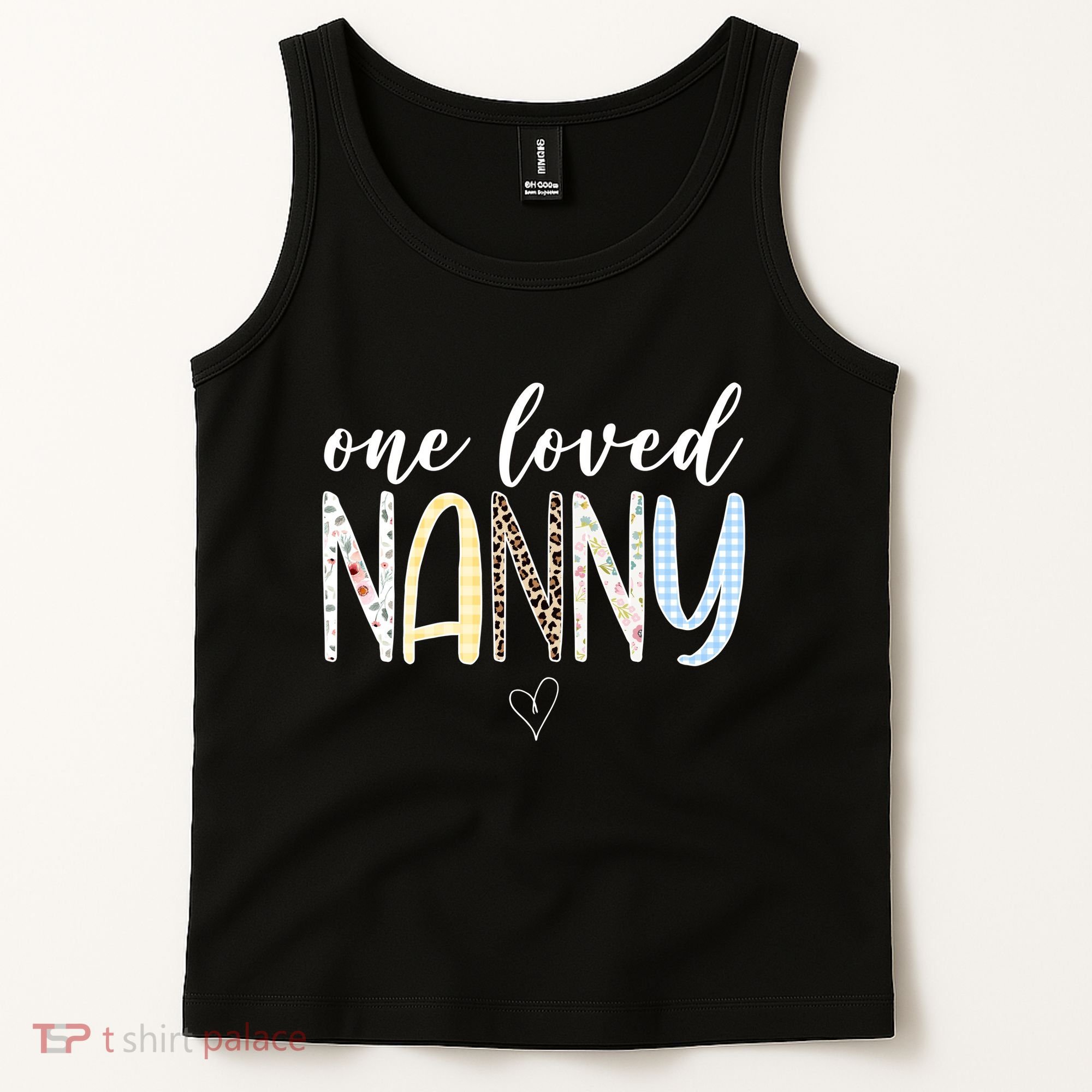 One Loved Nanny Cute Gift Tank Top